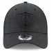 Men's Oakland Raiders New Era Black Heathered Hue 49FORTY Fitted Hat 2806325